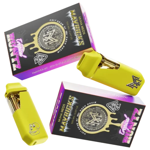 TROPICAL RUNTZ INDICA 500MG HASH ROSIN